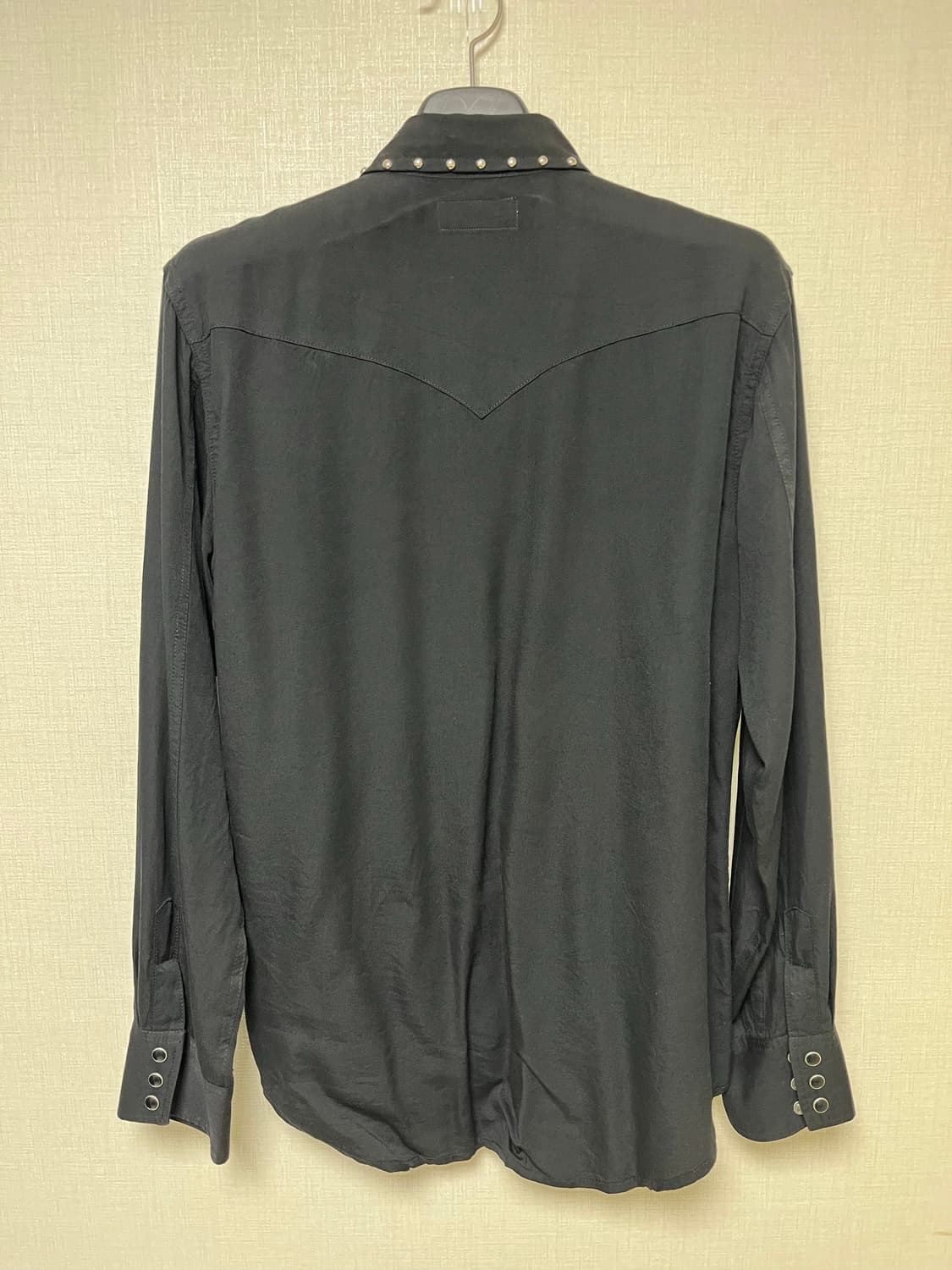 생로랑 / 스터드 웨스턴 셔츠 / 블랙 / 사이즈 L 상품이미지5
