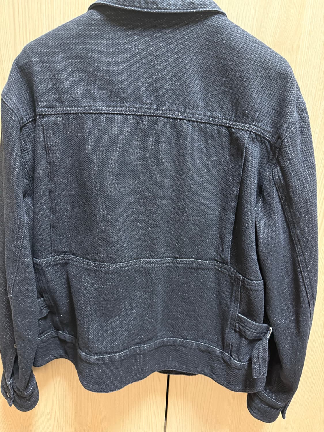 카락터 데님 트러커 자켓 Canvas black [01] 상품이미지4