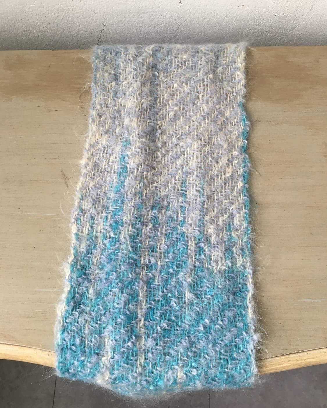  blue knit muffler 상품이미지4