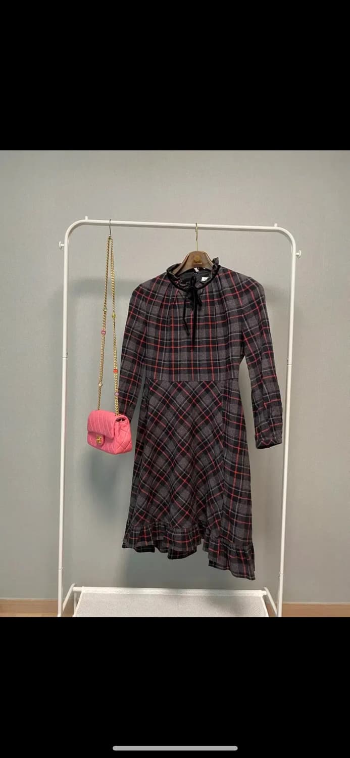 잇미샤 체크 원피스 상품이미지1