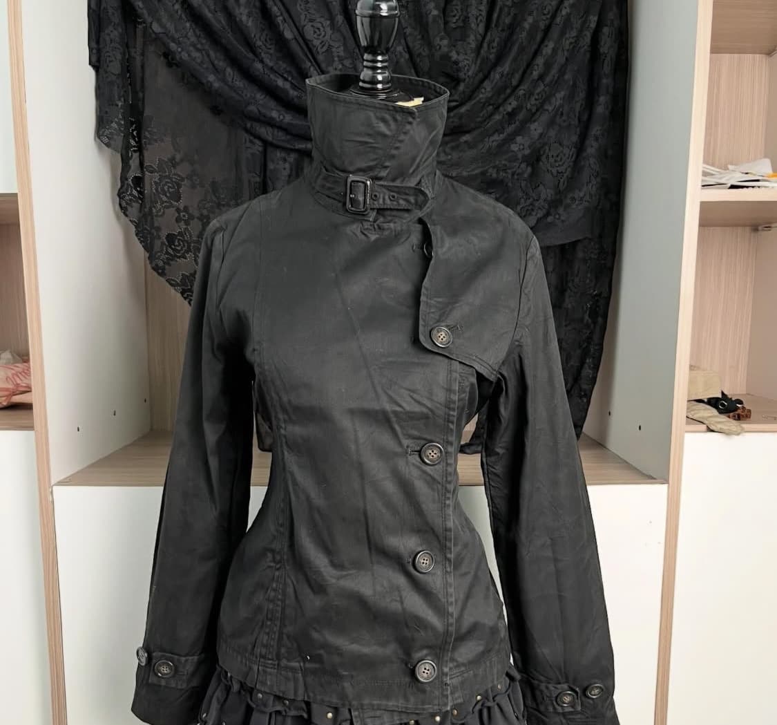 as know as 구해요)사례금드림 하이넥 재킷 집업 상품이미지1