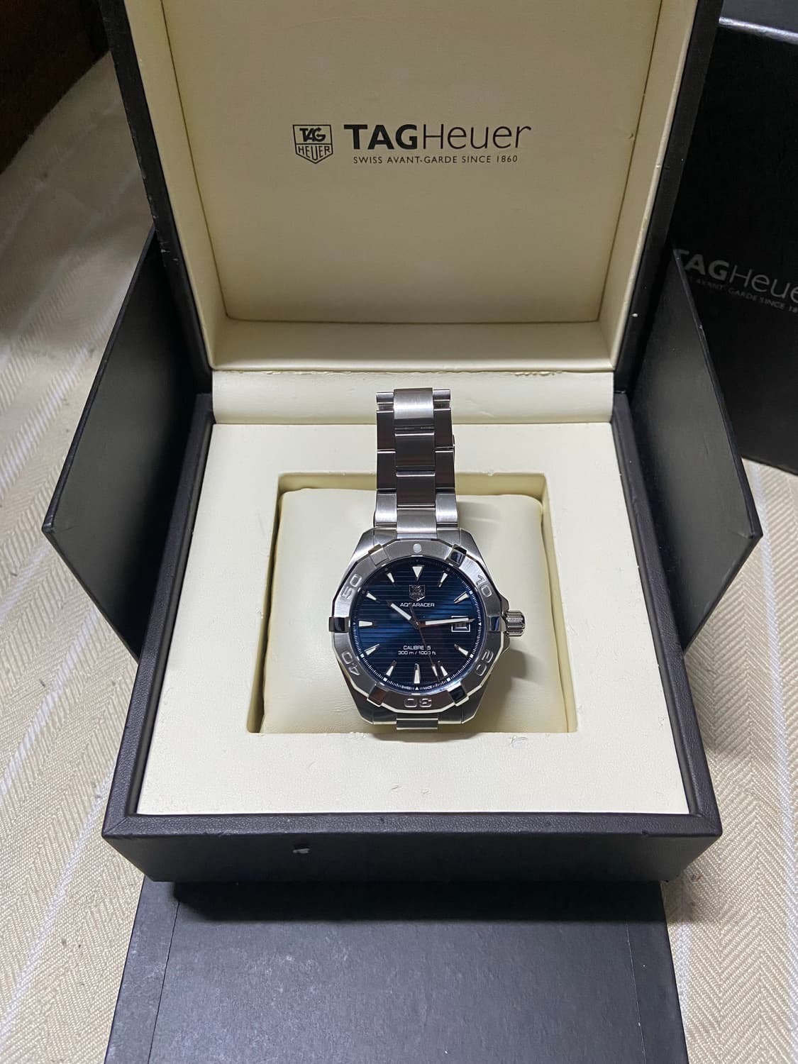 태그호이어 아쿠아레이서 스틸 오토 청판 way2112 상품이미지1