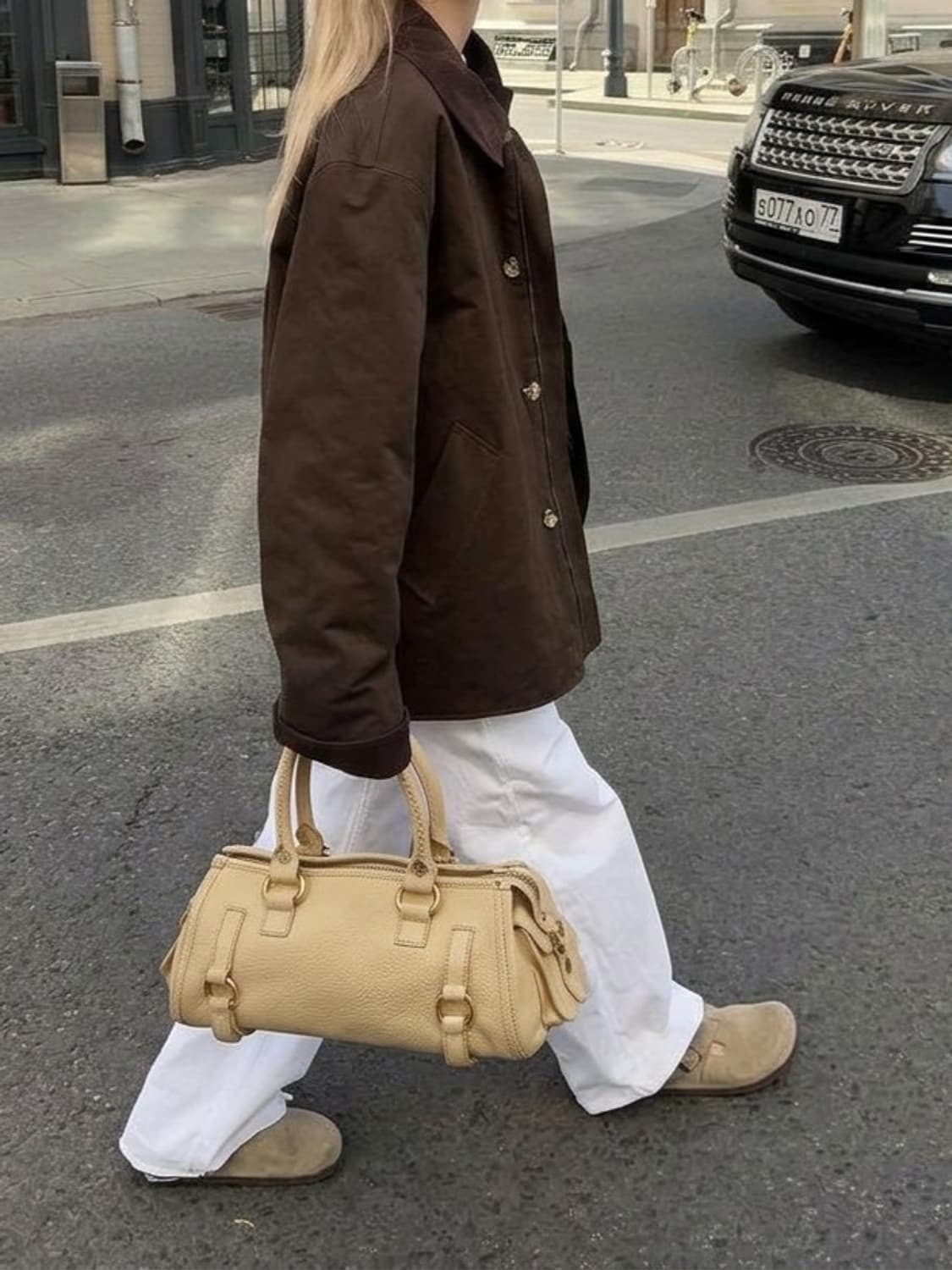 셀린느 사이드 투포켓 아이보리 숄더백 상품이미지2