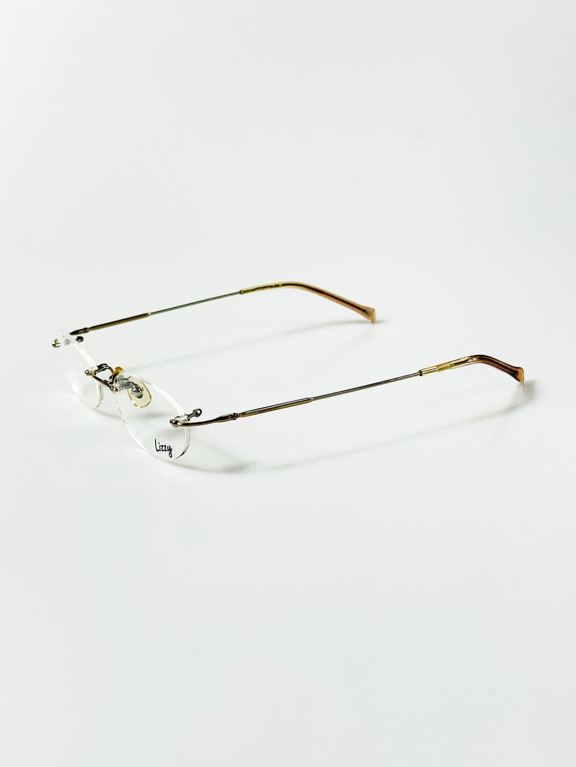 90s LIZZY 무테 오벌 프레임 빈티지 안경 상품이미지3