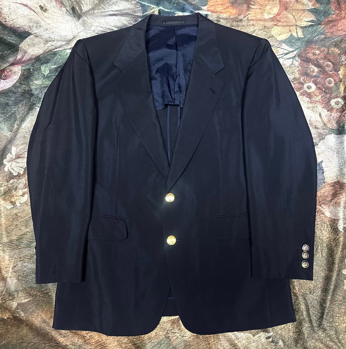랑방 캐주얼 네이비 금장투버튼블레이저 100 상품이미지1