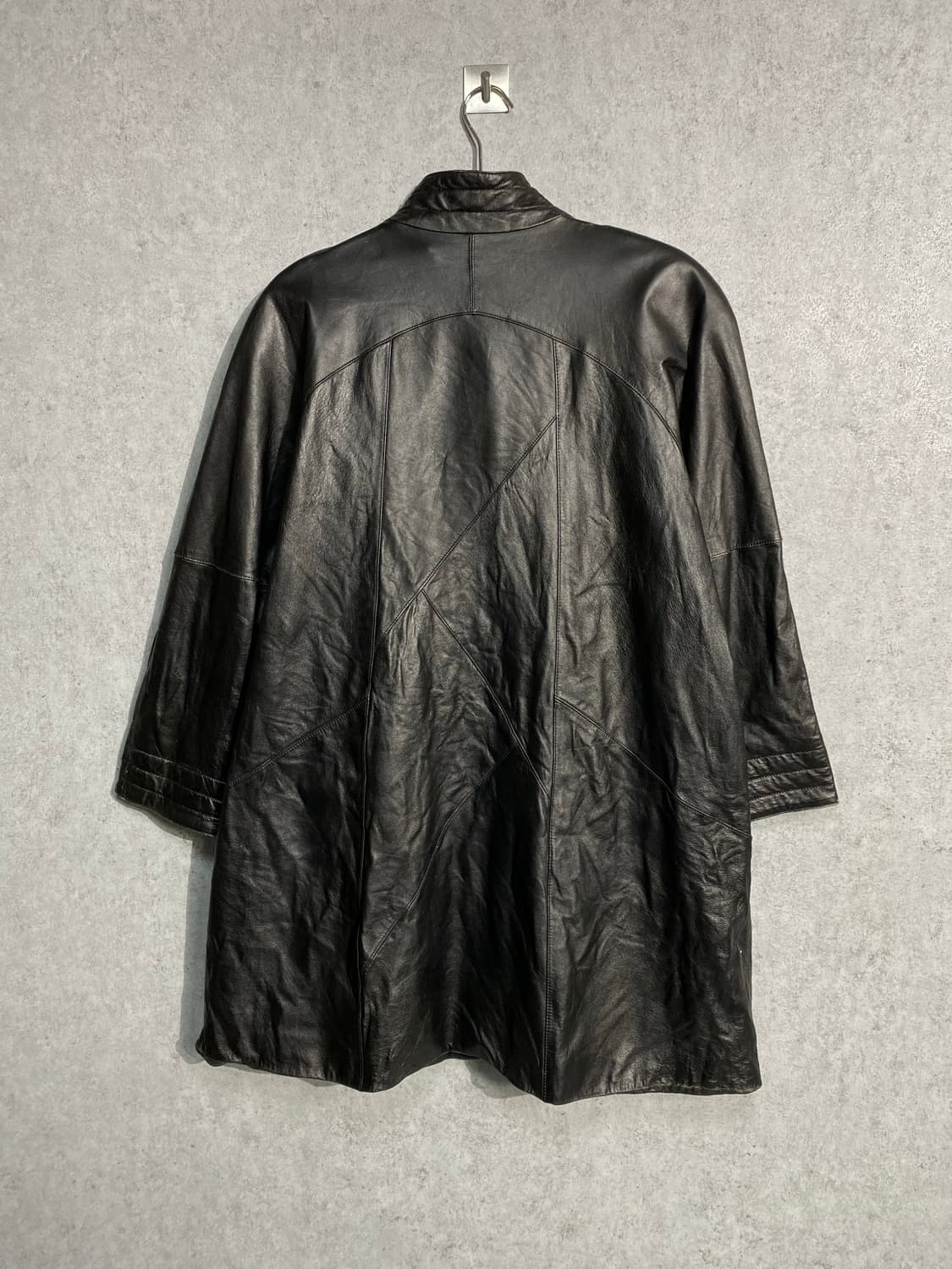 [F] 90s Pierre Balmain 발망 양가죽 레더코트 상품이미지7