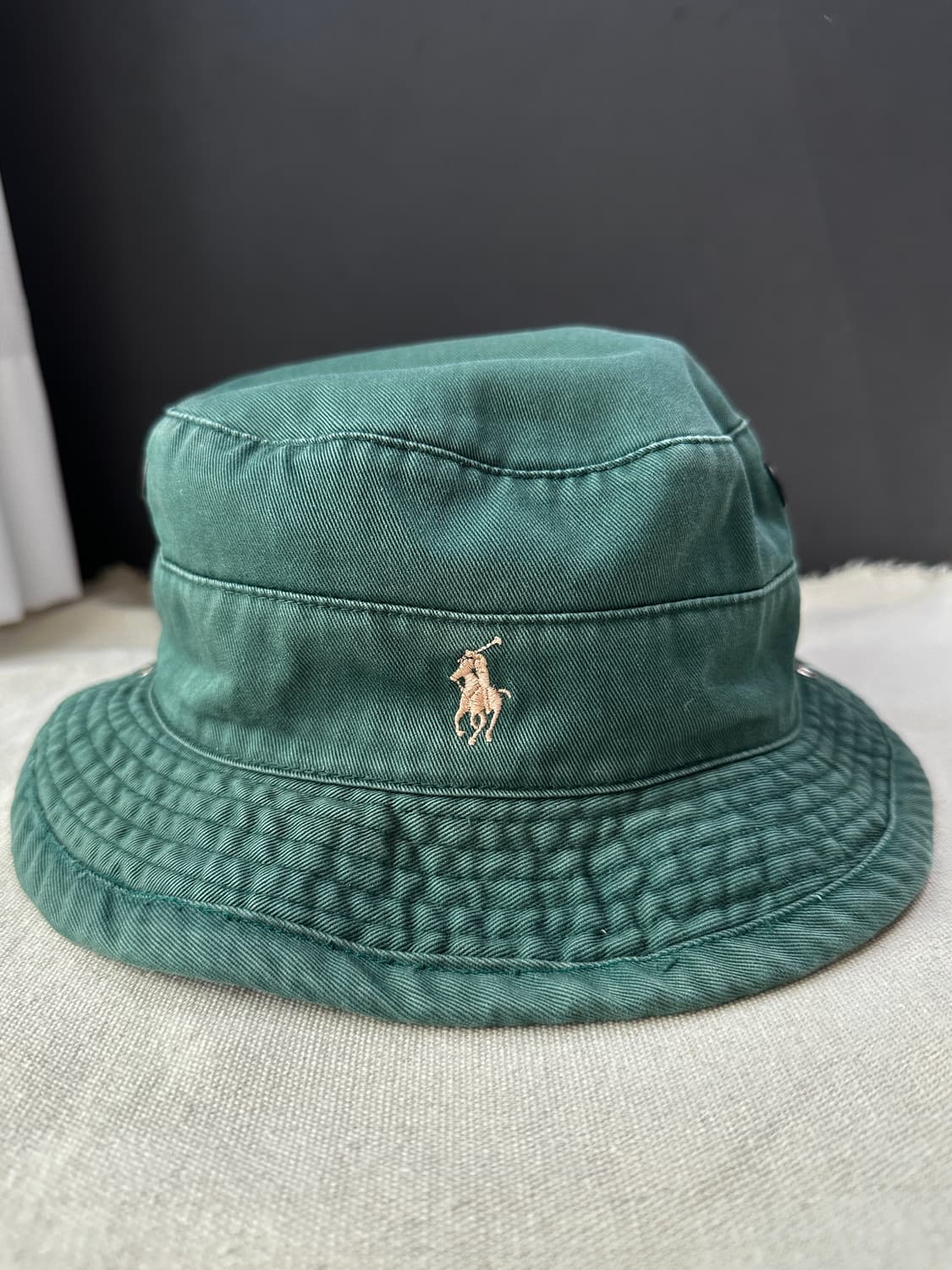 폴로 랄프로렌 세이지그린 버킷햇 made in USA  상품이미지1