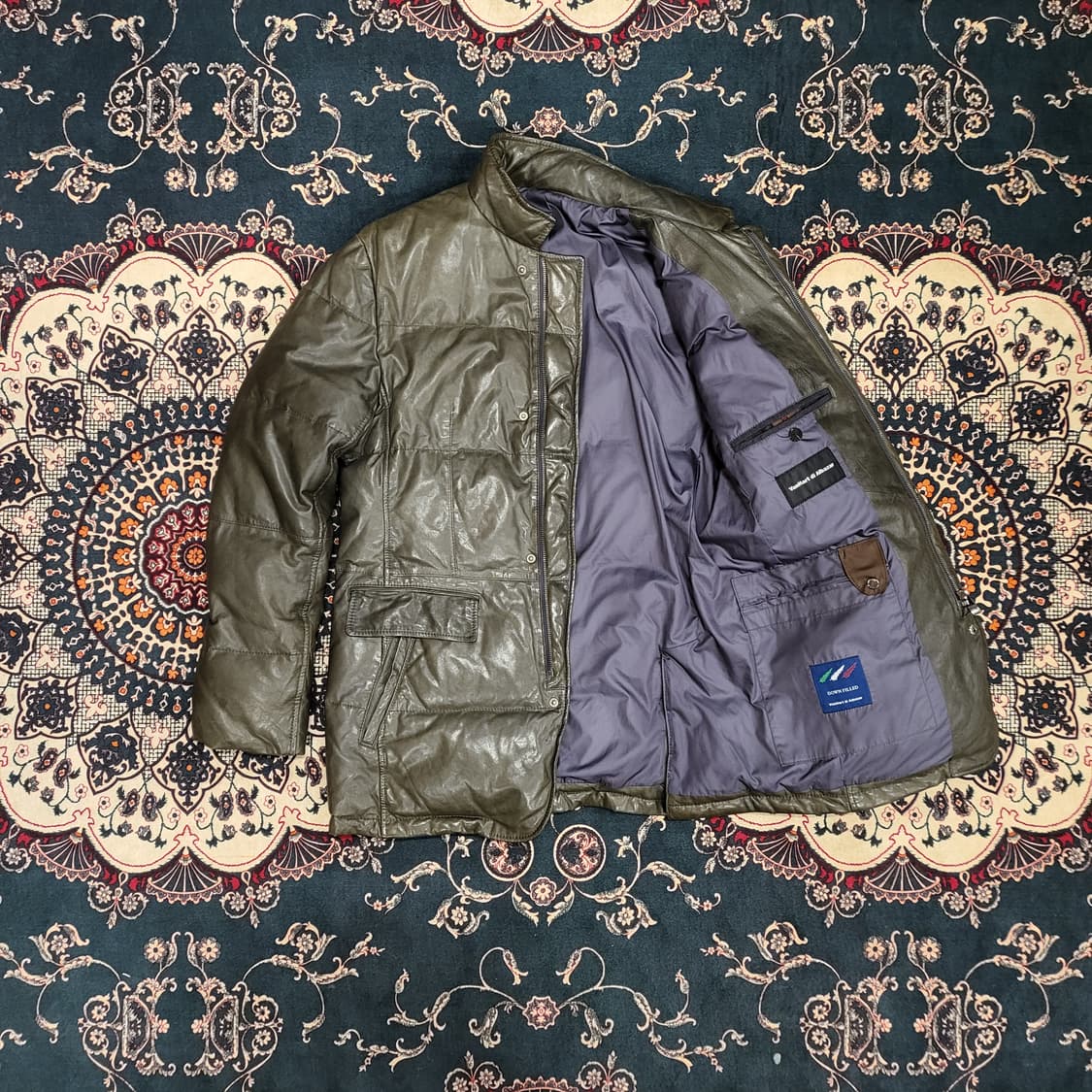 VanHart di Albazar 덕 다운 양가죽 패딩 자켓 (50) 상품이미지8