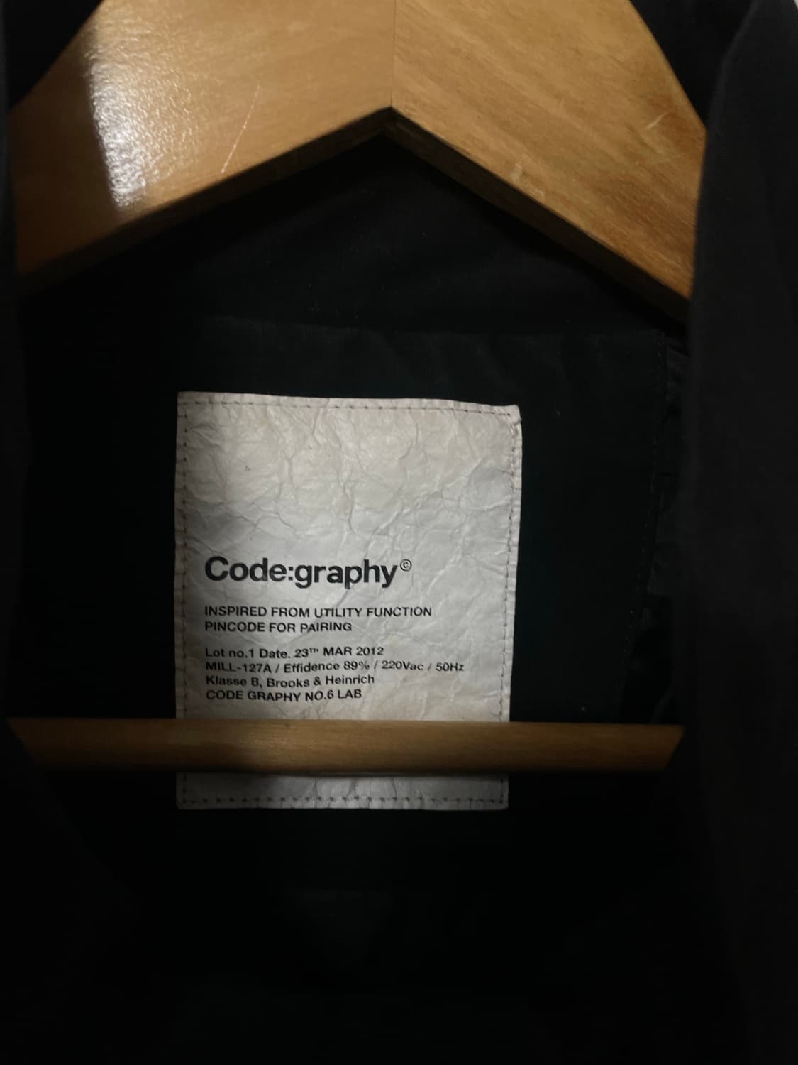 105-110 코드그라피 루즈핏 자켓 정품 상품이미지4