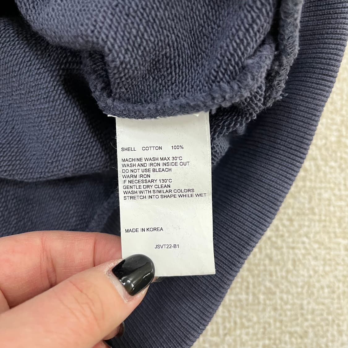 L 비바스튜디오 긴팔 맨투맨 스웻셔츠 0213M 상품이미지3