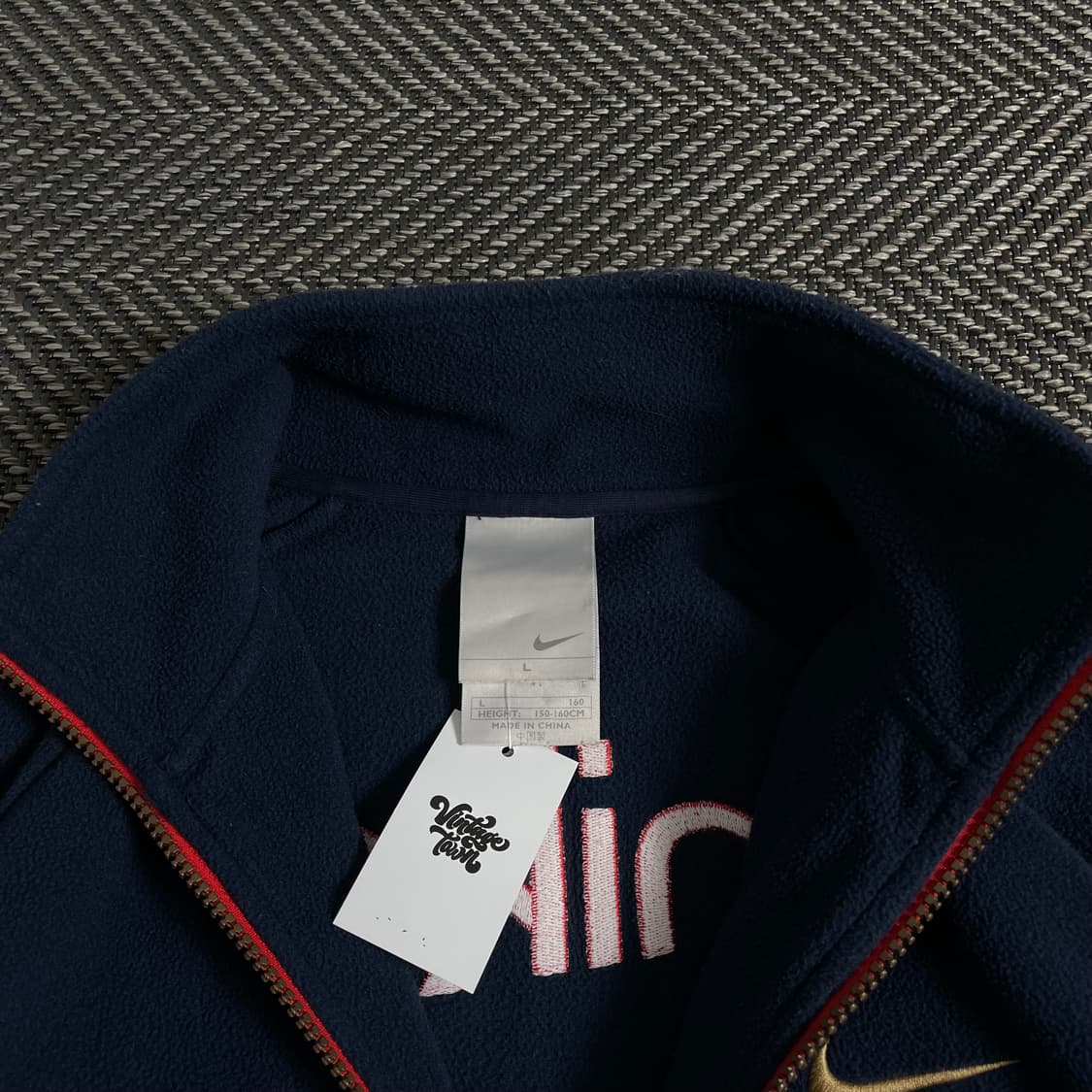00s 나이키 빅로고 올드스쿨 플리스 자켓o 3394 상품이미지5