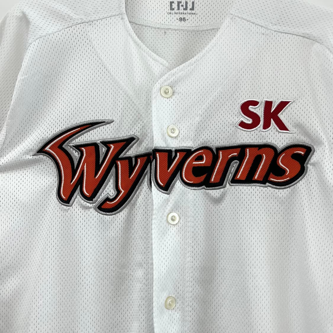 SK와이번스 노마킹 홈 야구 유니폼 상품이미지4