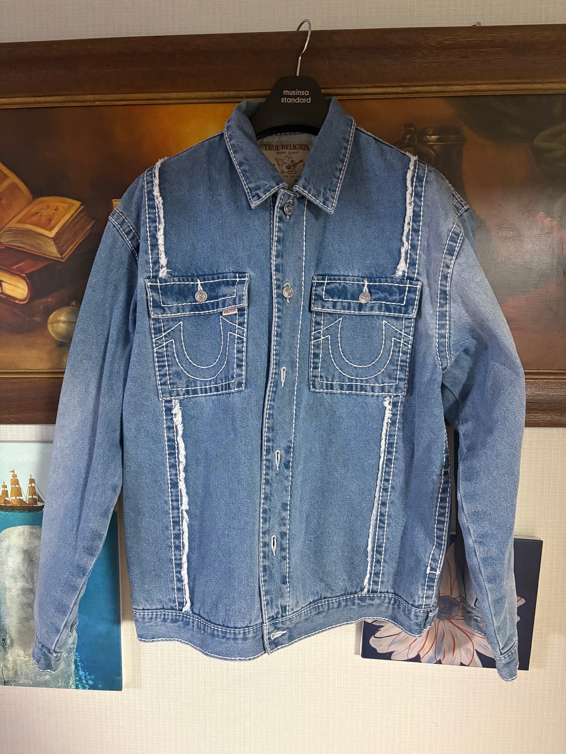 (새상품) 트루릴리젼 데님 연청자켓 L 상품이미지1