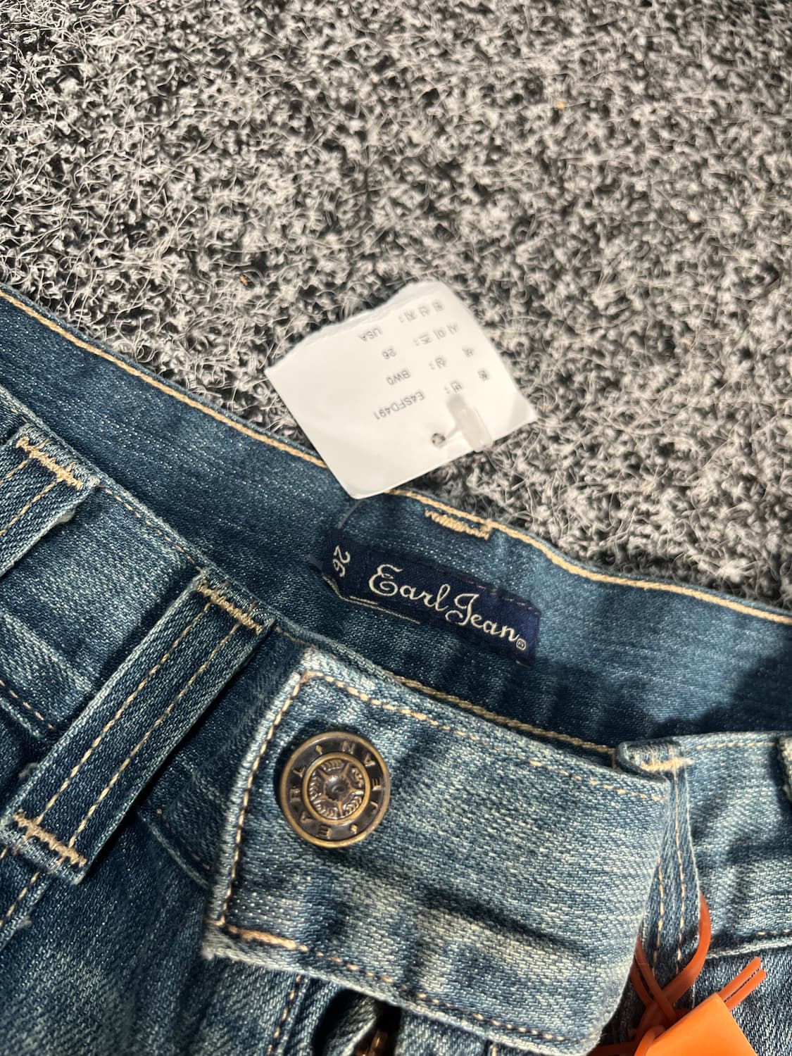 얼진 Earl Jean 데님 숏 반바지 26사이즈 상품이미지2