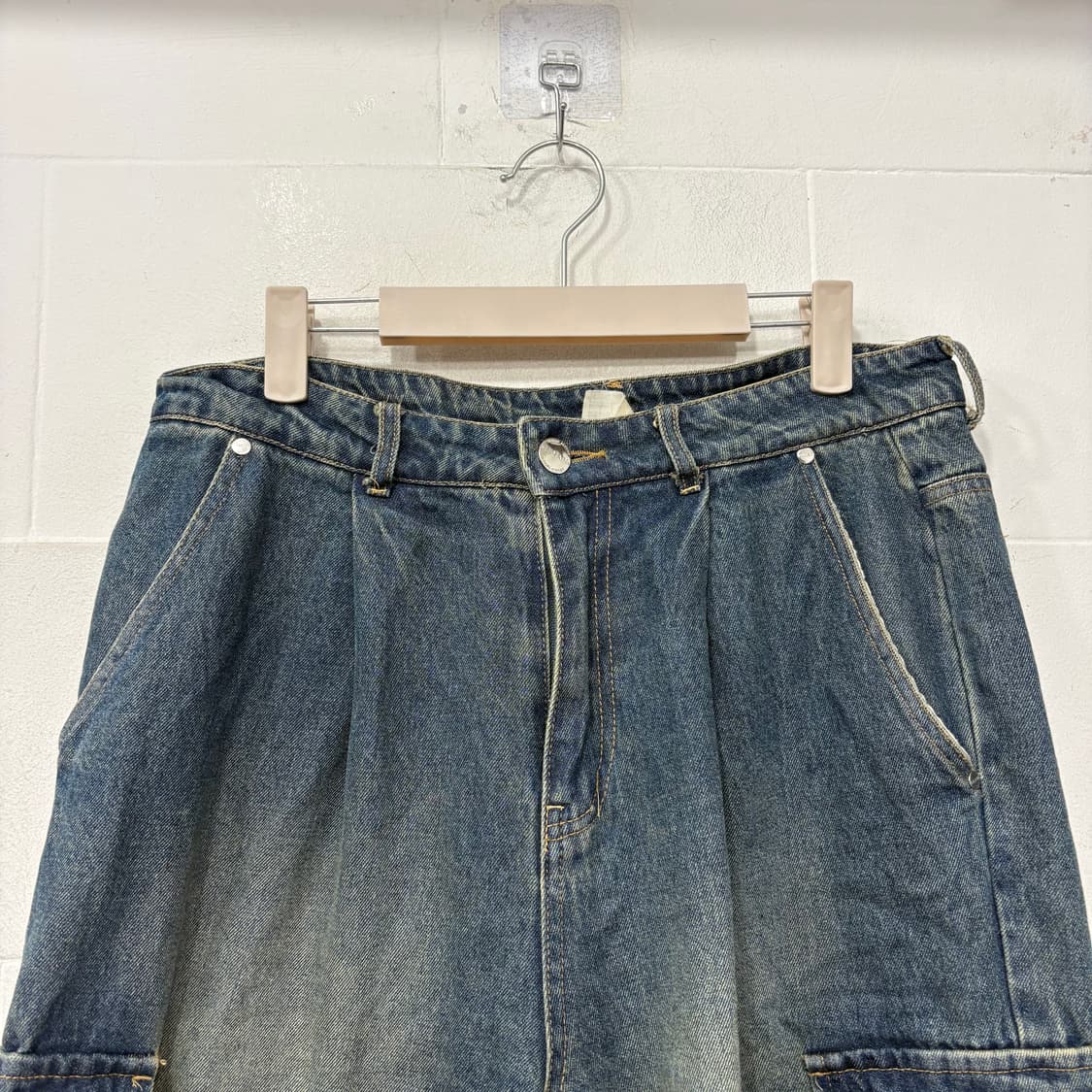 리메인세컨드 데님 카고팬츠 상품이미지2