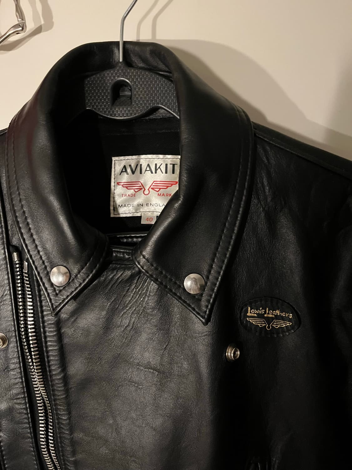 [40] 루이스레더 391t 라이트닝 카우하이드 소가죽 자켓 상품이미지5