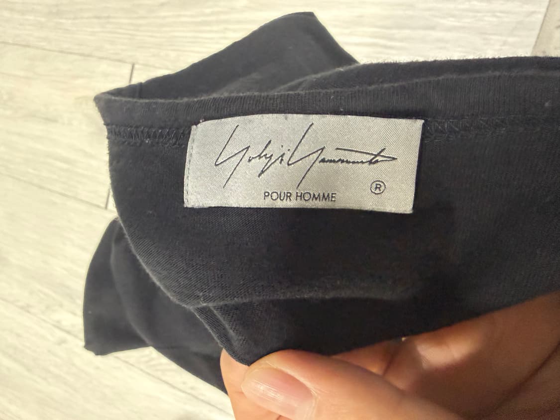 (3)요지 야마모토 뿌르 옴므 프린팅 반팔티 상품이미지5