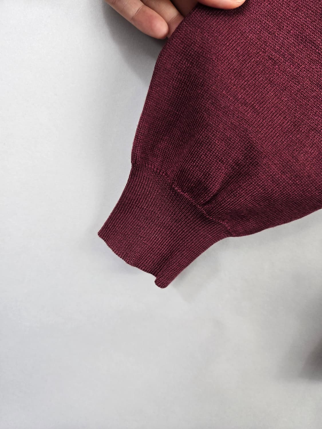 [무료배송]에르메네질도 제냐 50 남성 울100 카라 긴팔 니트 니트티 상품이미지7