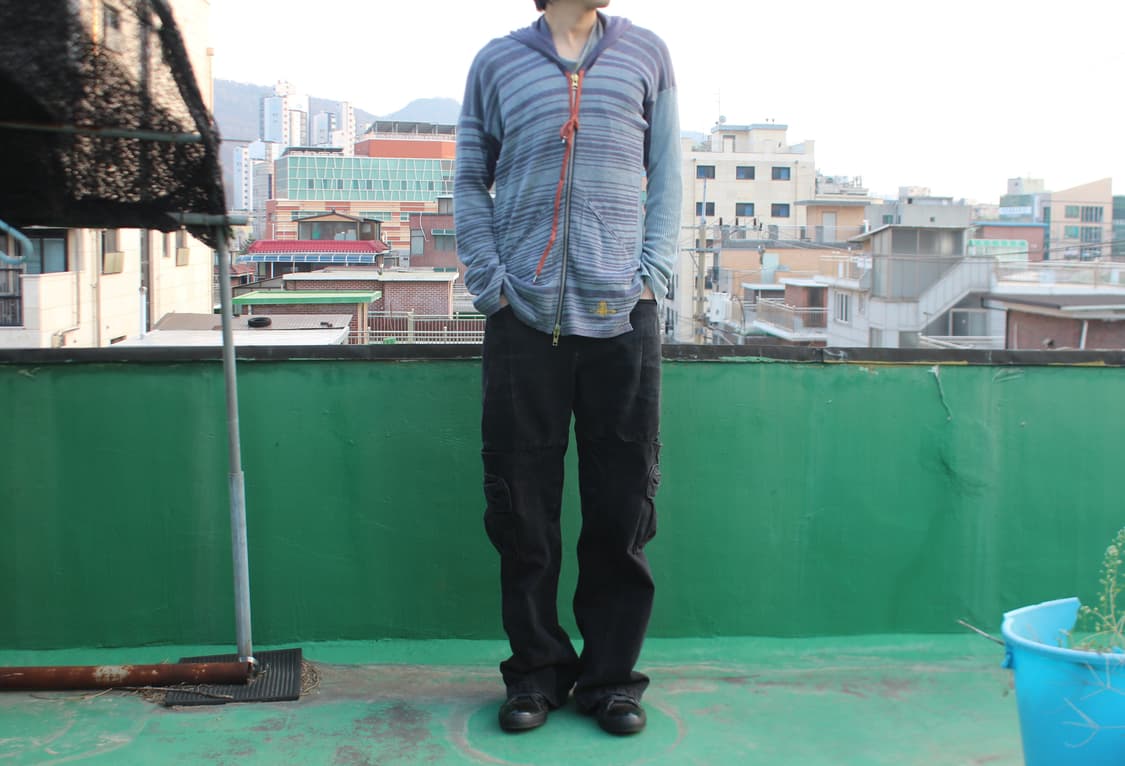 Vivienne Westwood Man Stripe Knit Zip up 상품이미지3