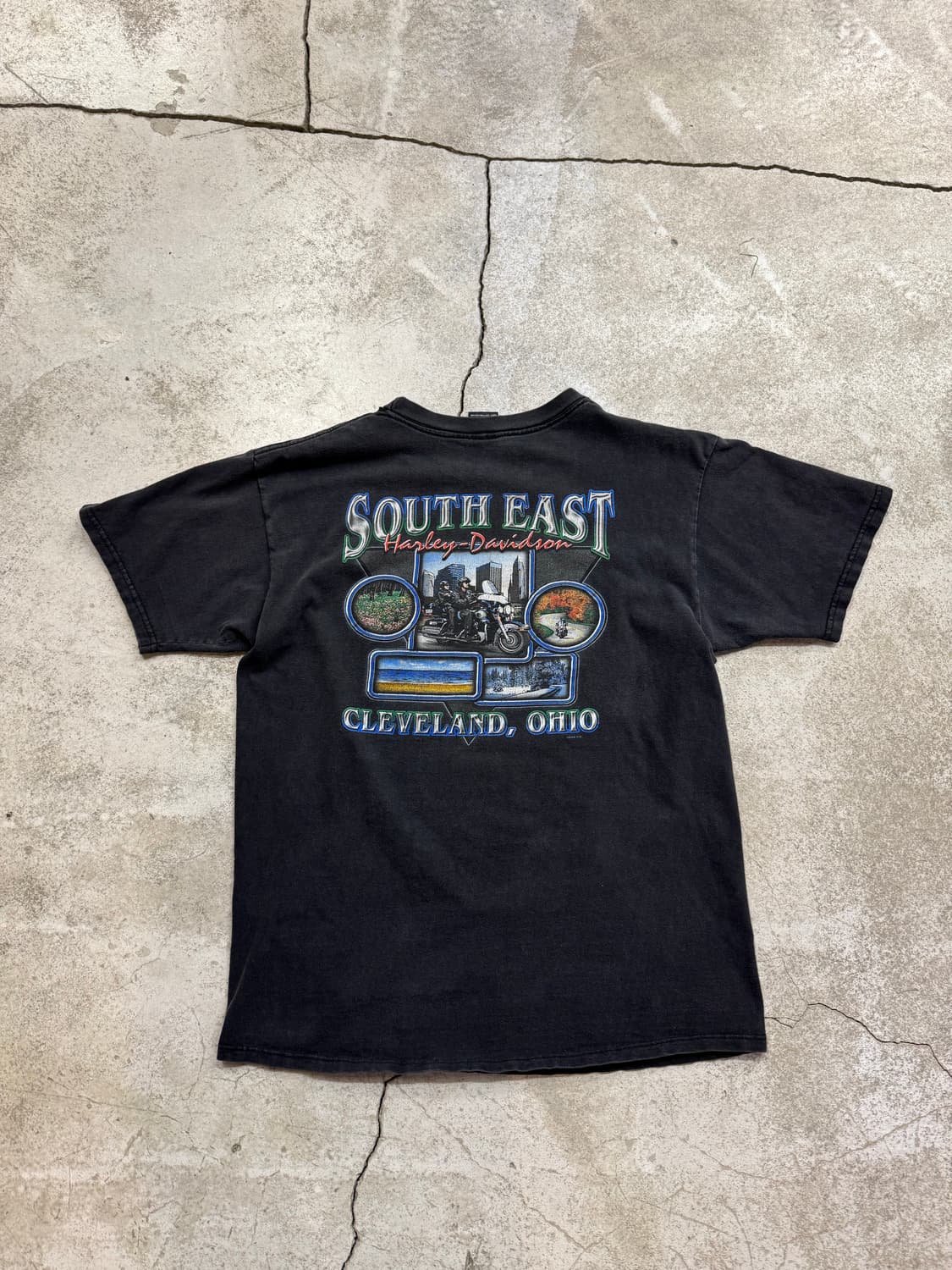 할리데이비슨 라이브 프리 라이드 프리 반팔티 상품이미지5