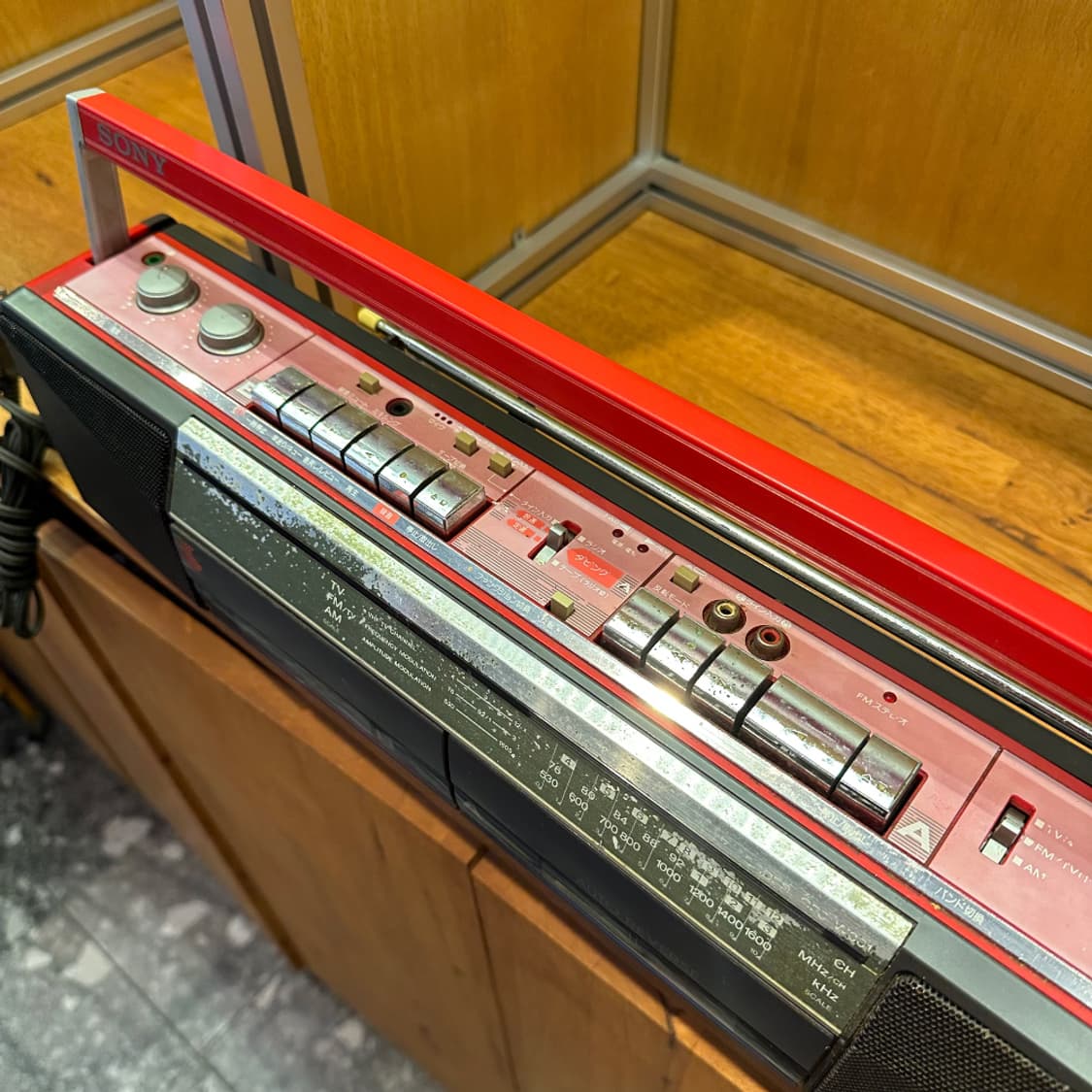 SONY VINTAGE RED CASSETTE (CFS-W301) 상품이미지2