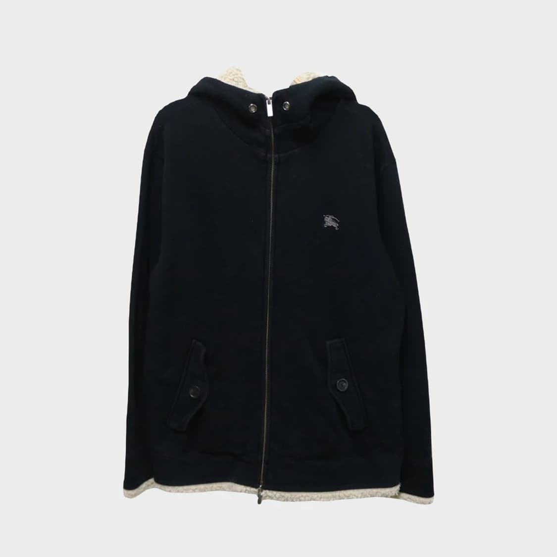 버버리 블랙라벨 뽀글이 후드 집업 60117 상품이미지1