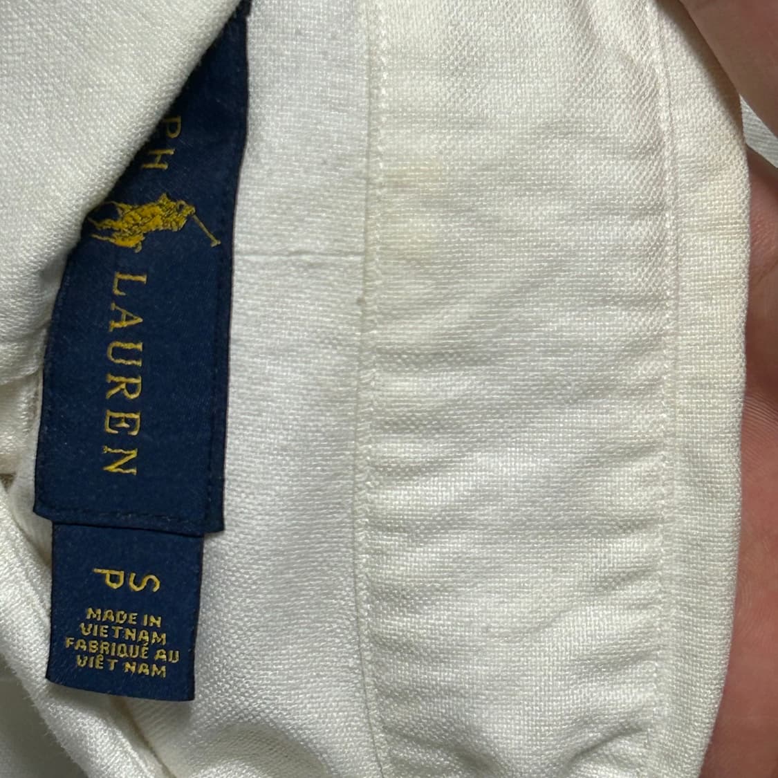 S 폴로랄프로렌 클래식핏 화이트 셔츠  상품이미지7