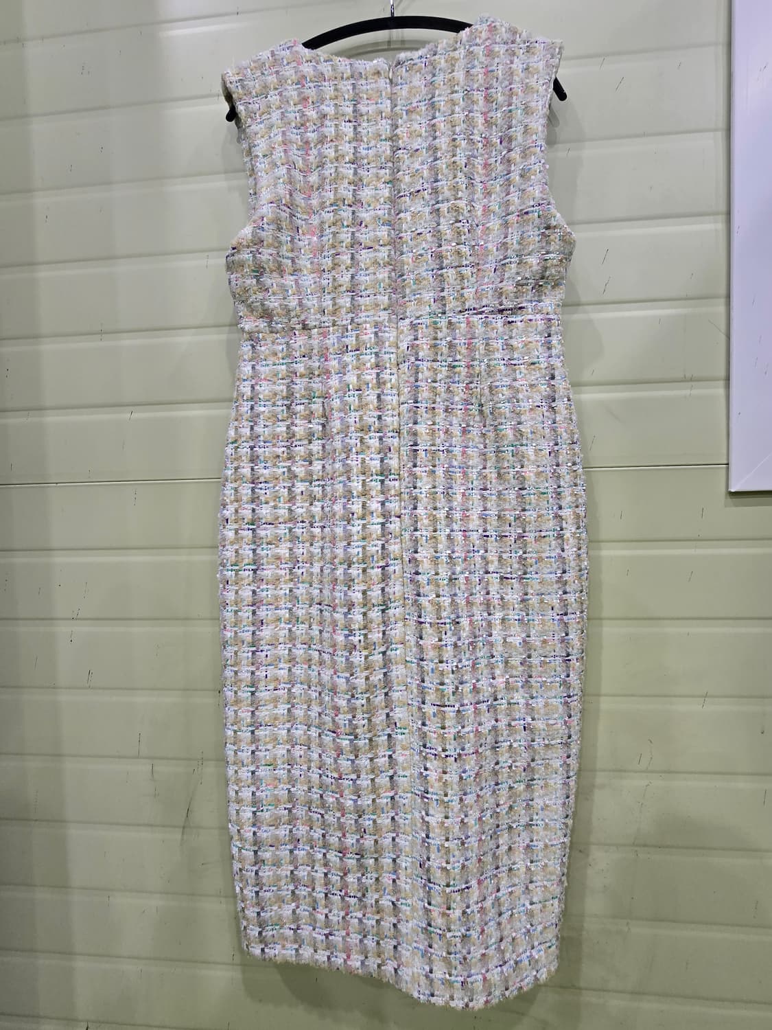 트위드 슬리브리스 원피스 상품이미지6