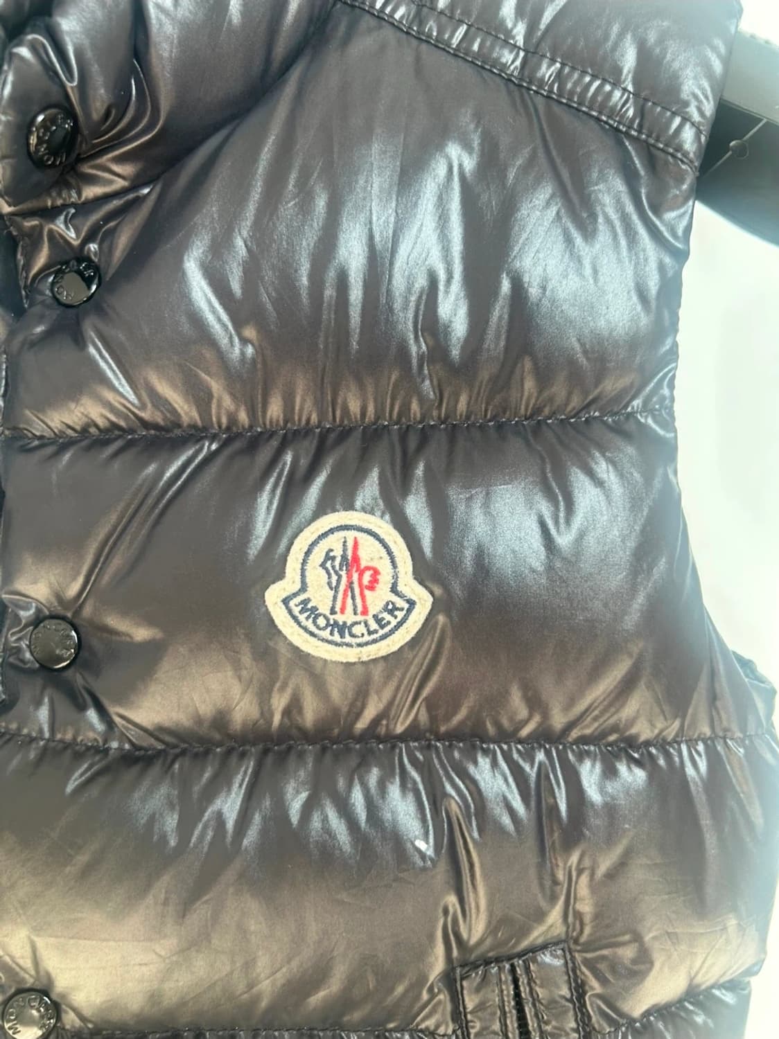 몽클레어 키즈 패딩 조끼 블랙 상품이미지2