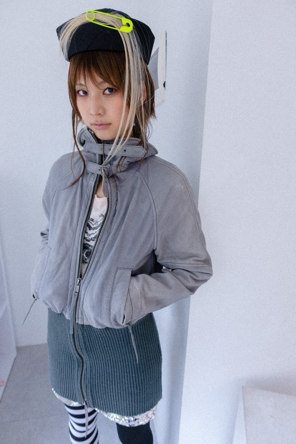 Diesel grayish blue sheep skin leather  상품이미지2