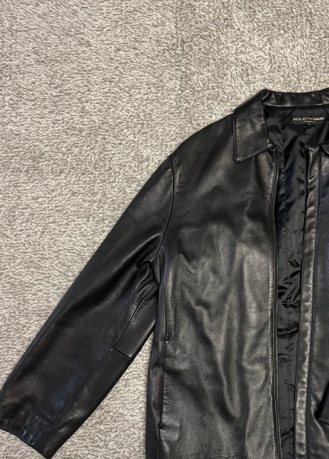 솔리드옴므 우영미 레더 자켓 상품이미지1