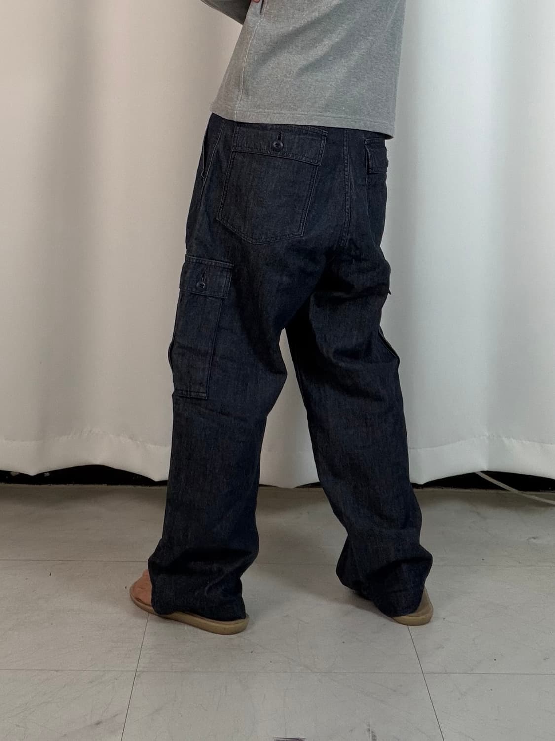 a605) 33 쇼트Schott 카고 데님/청바지 상품이미지2
