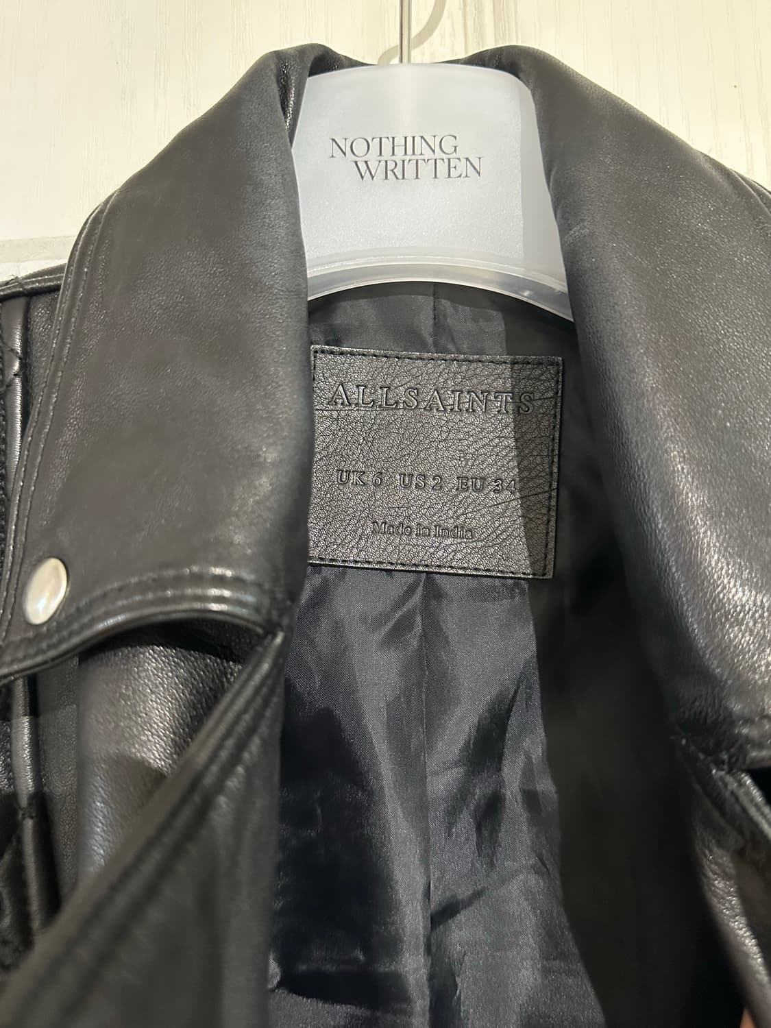 올세인츠 캐치 바이커 레더 자켓 상품이미지4