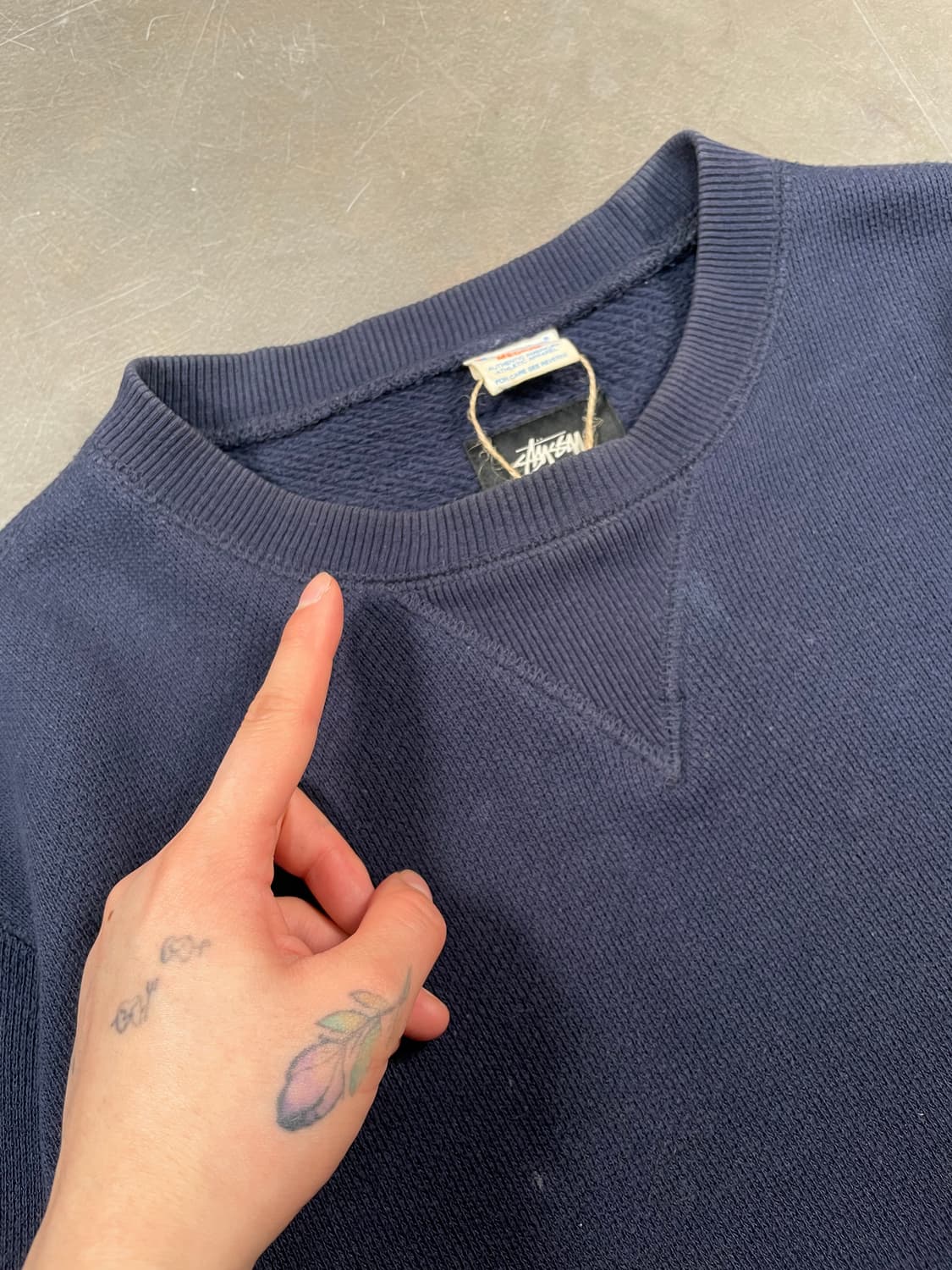 스투시 X 챔피온 스탁로고 스웻셔츠 상품이미지6