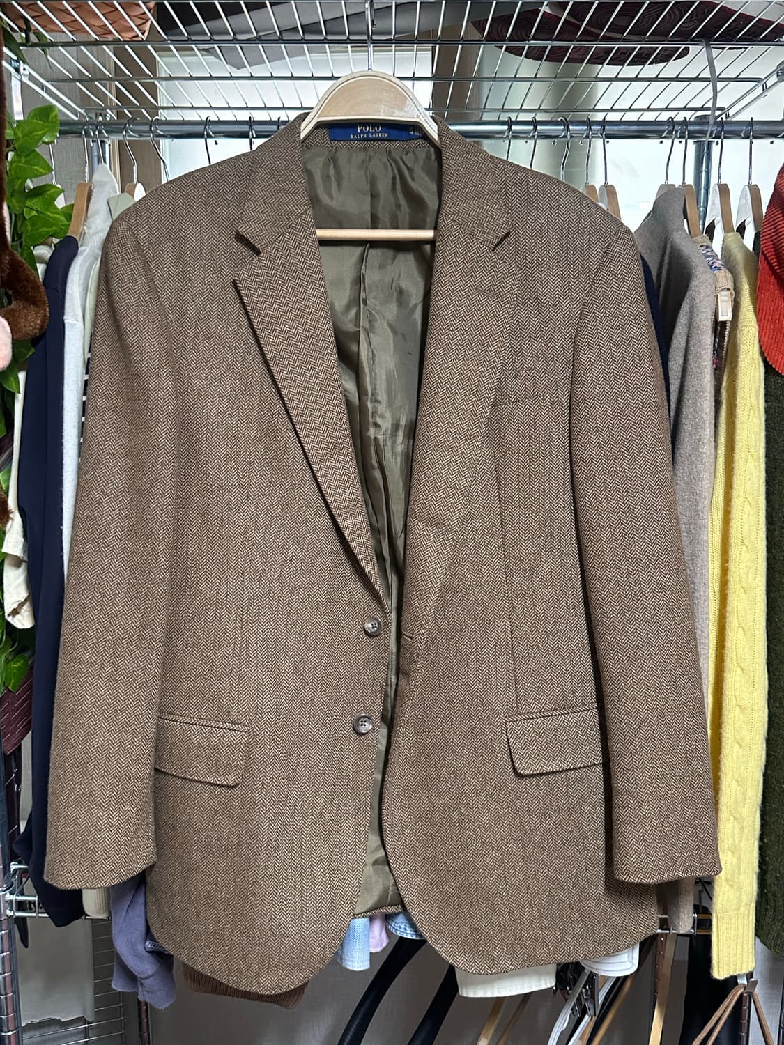 폴로 랄프로렌 헤링본 자켓 상품이미지1