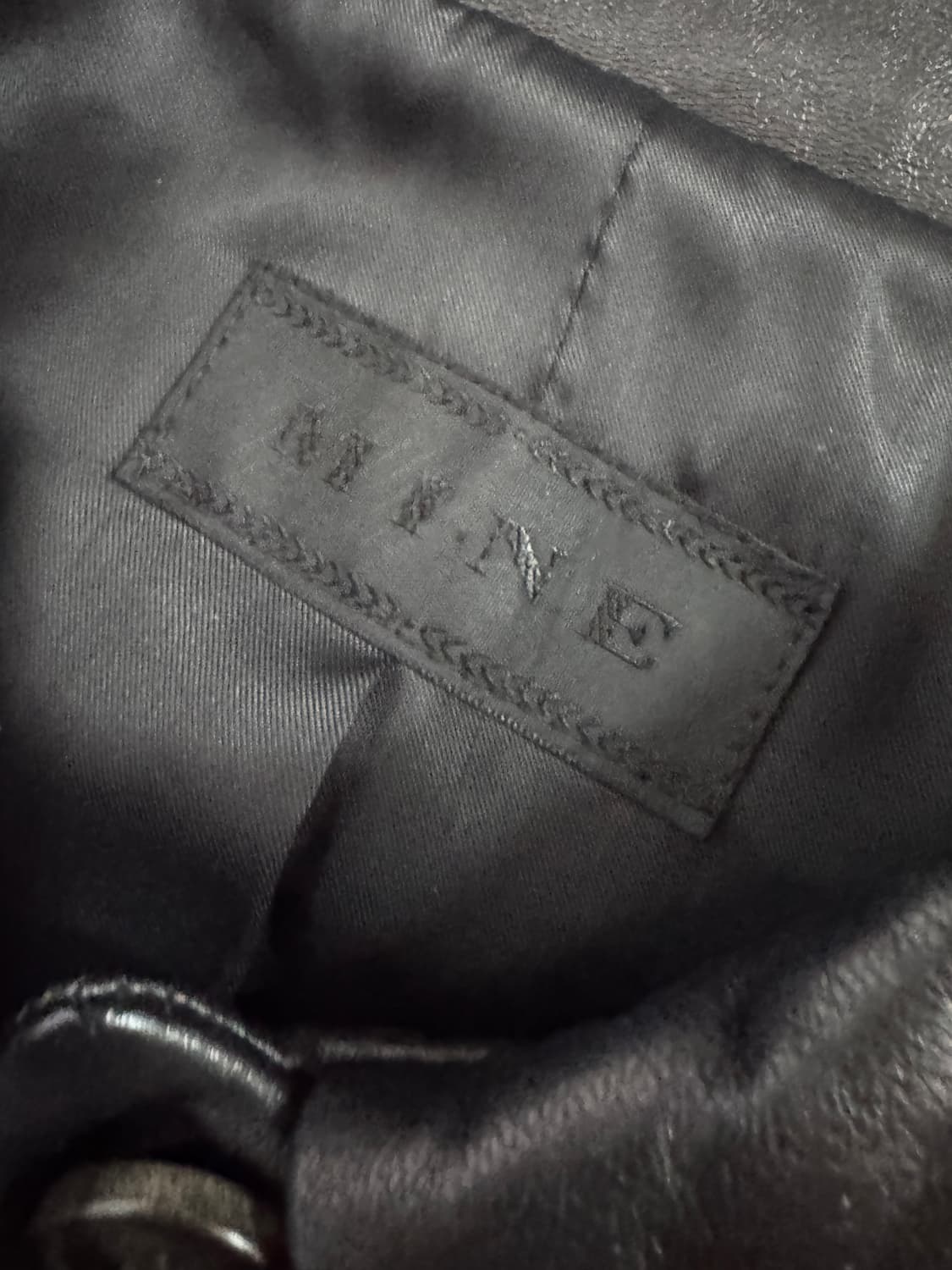 여성 마인 Mine 리얼 양가죽 자켓 S 블랙 상품이미지3