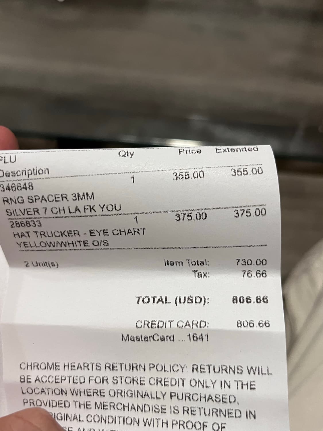 (새상품)크롬하츠 엘에이 퍽유 링 상품이미지7