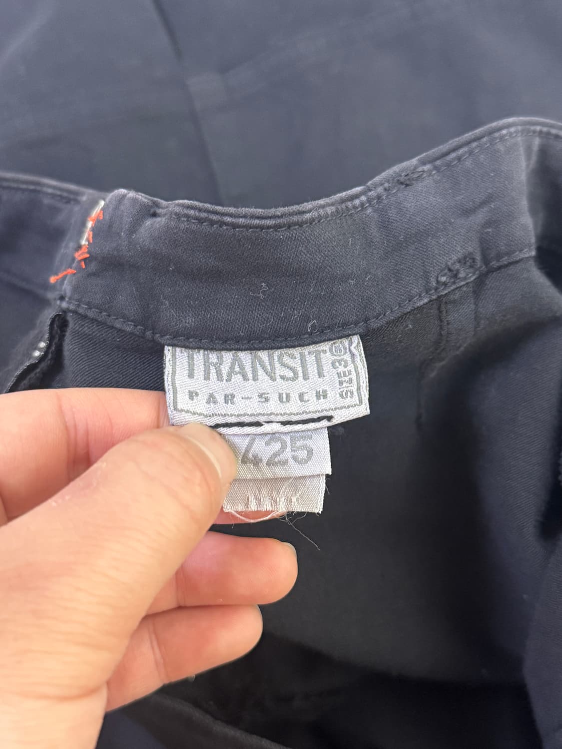 Transit 몰스킨 비대칭 레이스 트리밍 스커트 상품이미지8