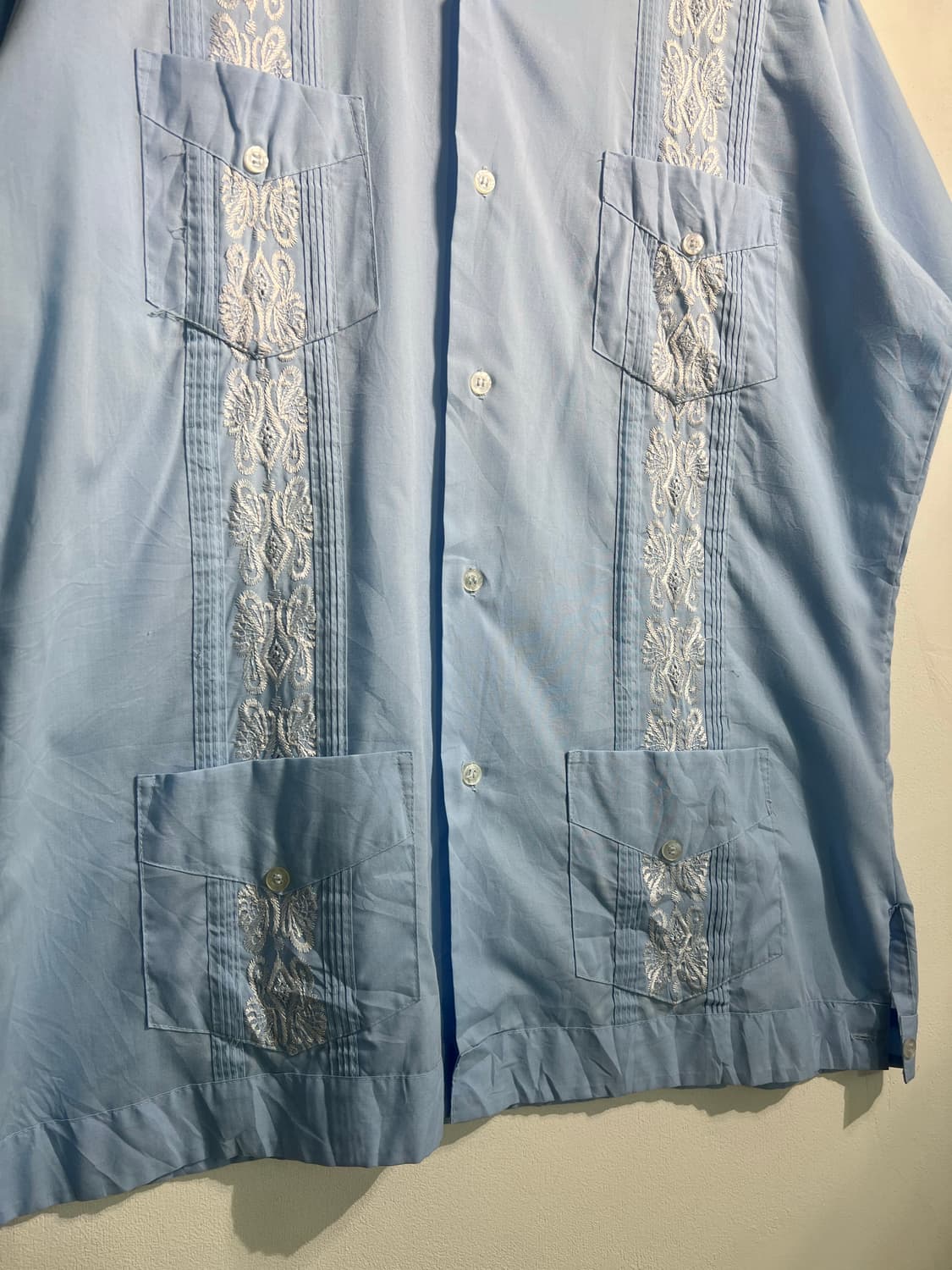 Guayabera shirts (쿠바 셔츠) L 상품이미지4