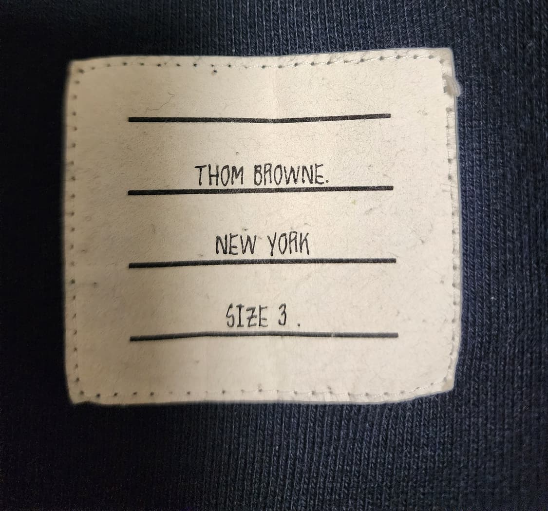 톰브라운 네이비 맨투맨 티셔츠 3사이즈 100사이즈 상품이미지5