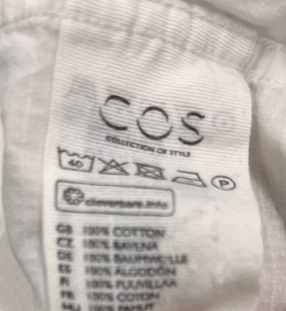 코스 COS 스탠드 넥 셔츠 S 상품이미지4