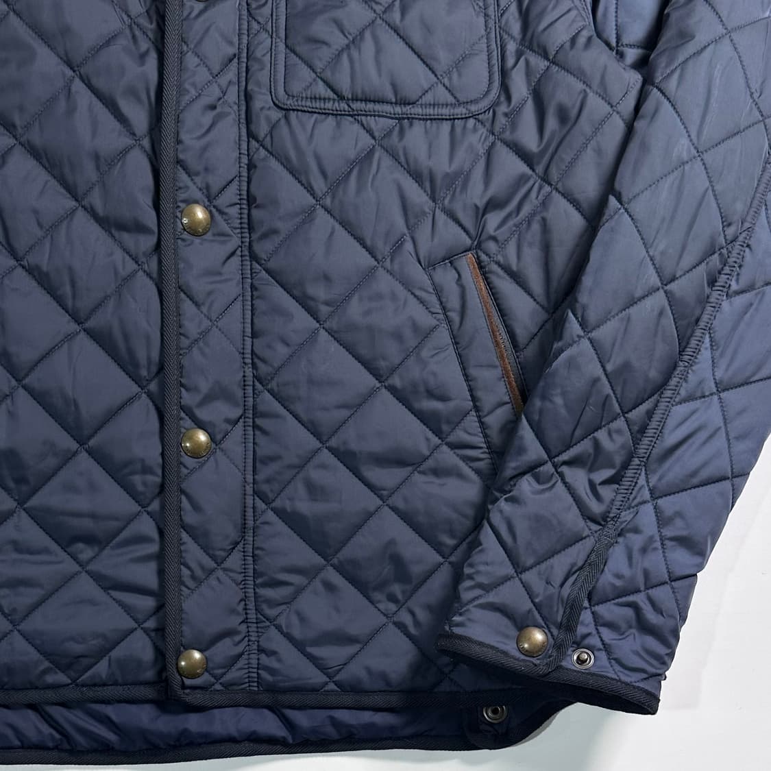 폴로 랄프로렌 네이비 3포켓 퀼팅 자켓 상품이미지3