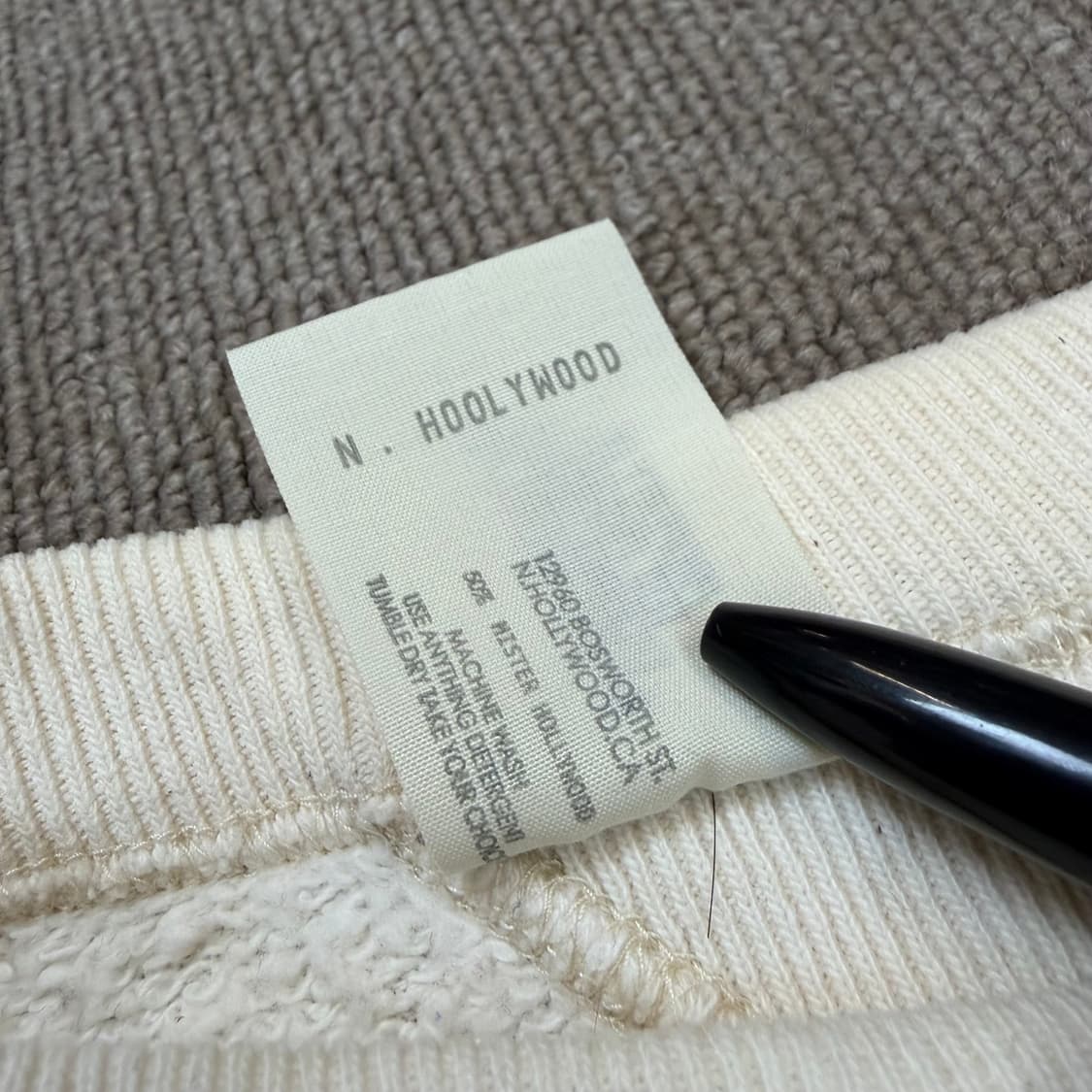 N.HOOLYWOOD 40s US NAVY 복각 언더 스웻셔츠  상품이미지4