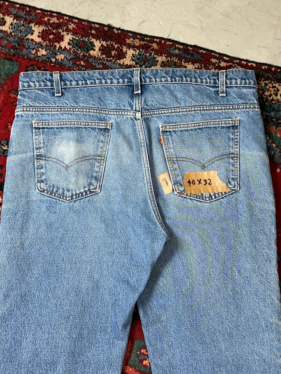 90's USA Made 빈티지 리바이스 517 오렌지탭 부츠컷 상품이미지6