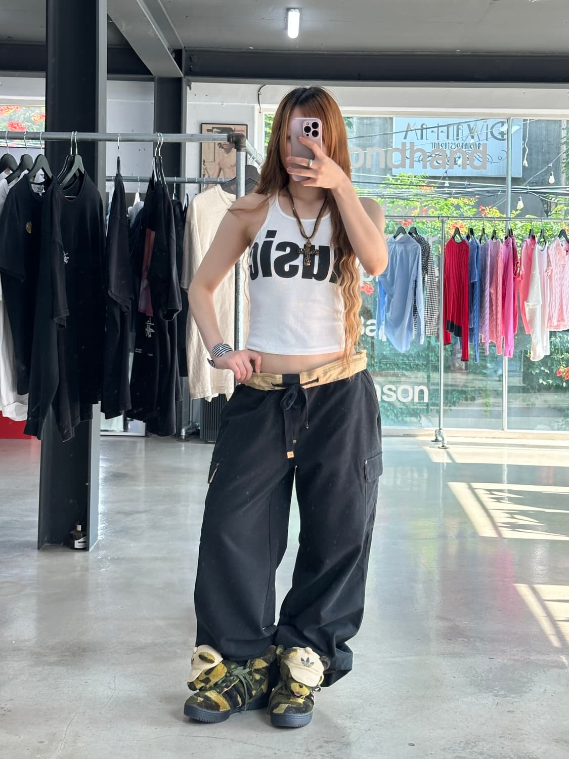나이키 스우시자수 포켓 카고팬츠 상품이미지2