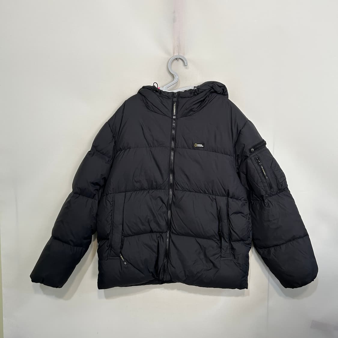 내셔널지오그래픽 2023 남성 구스다운 패딩 105 블랙 상품이미지1