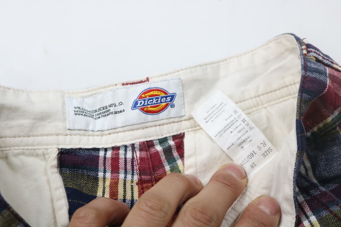 Dickies 디키즈 빈티지 멀티 컬러 체크 쇼츠 (28) 상품이미지6