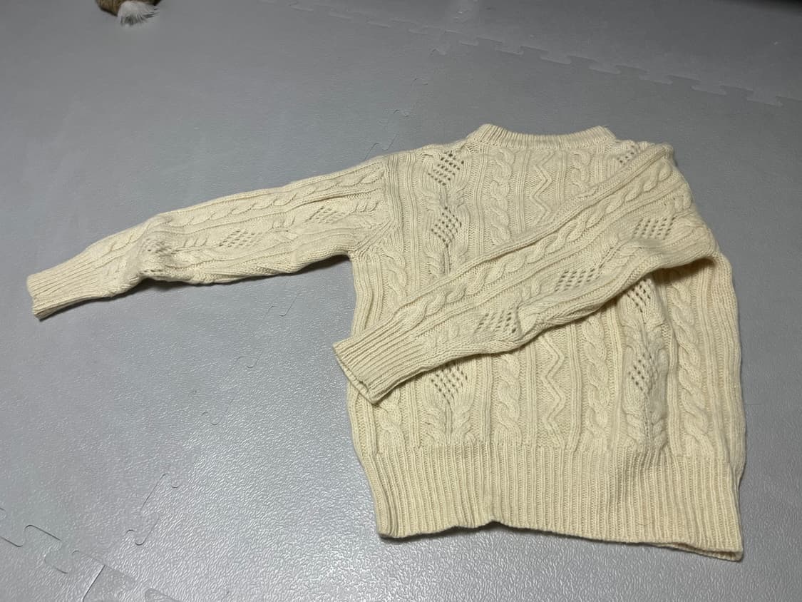 케이블 패턴 니트 상품이미지2