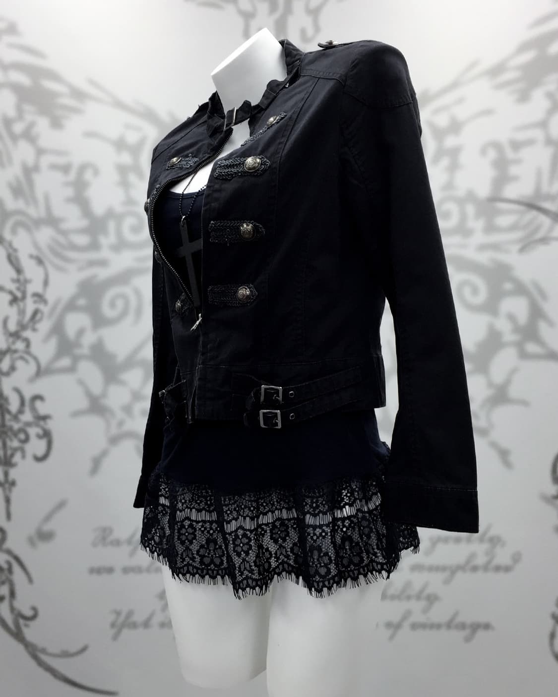 Dark Gothick Highneck Buckle Jacket 상품이미지3