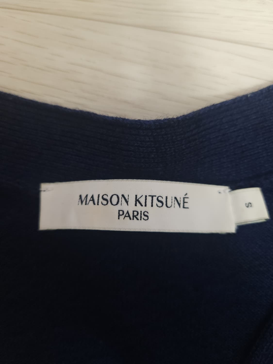 [정품] 메종키츠네 가디건 네이비 S 상품이미지4